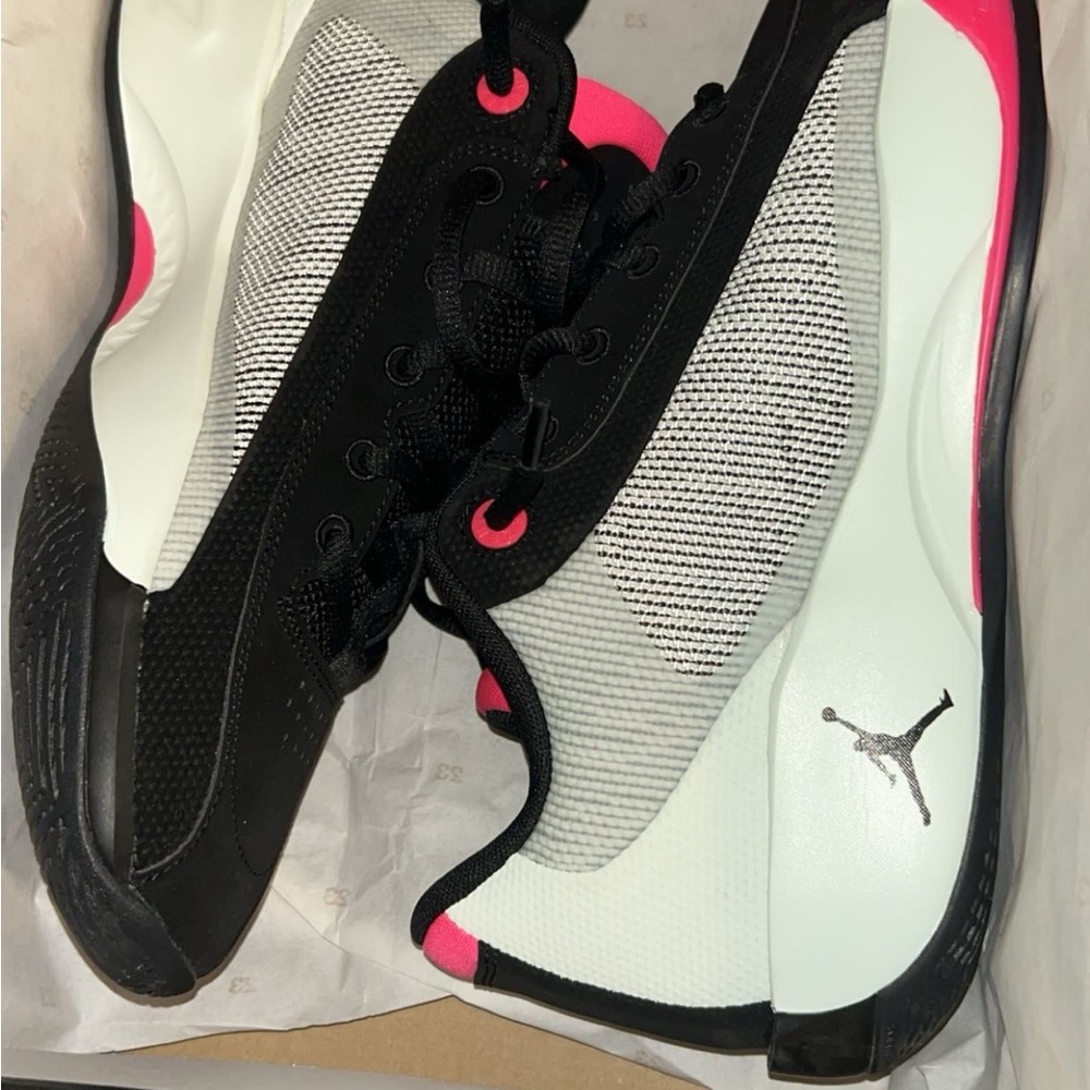 Jordan Luka Black and Pink Athletic Shoes